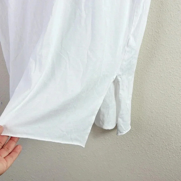 Eileen Fisher Round Neck Top Shirt Tunic in white size Small - Picture 5 of 9